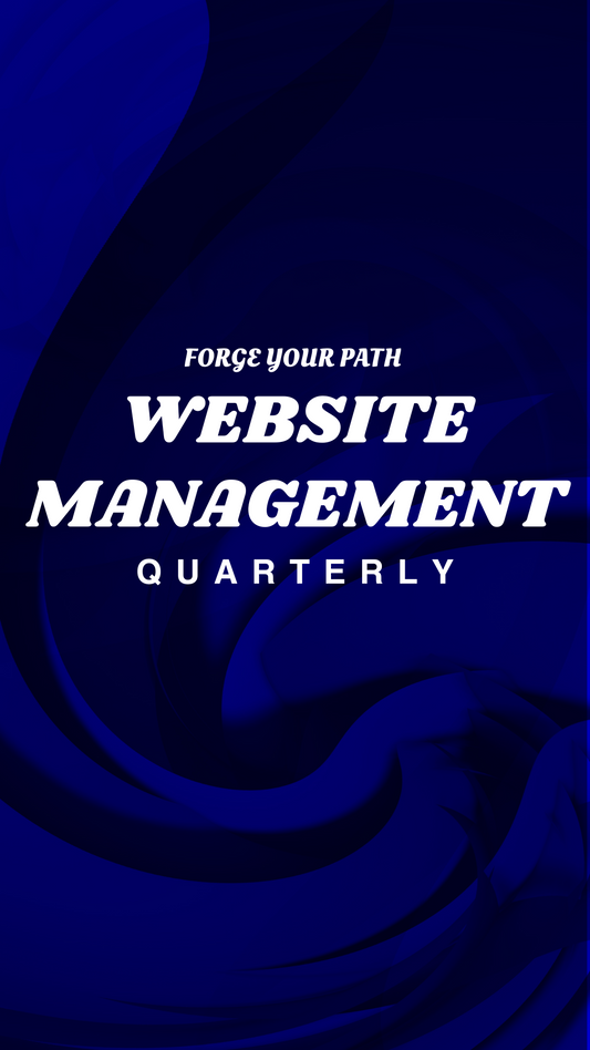 QUARTERLY WEBSITE MANAGEMENT